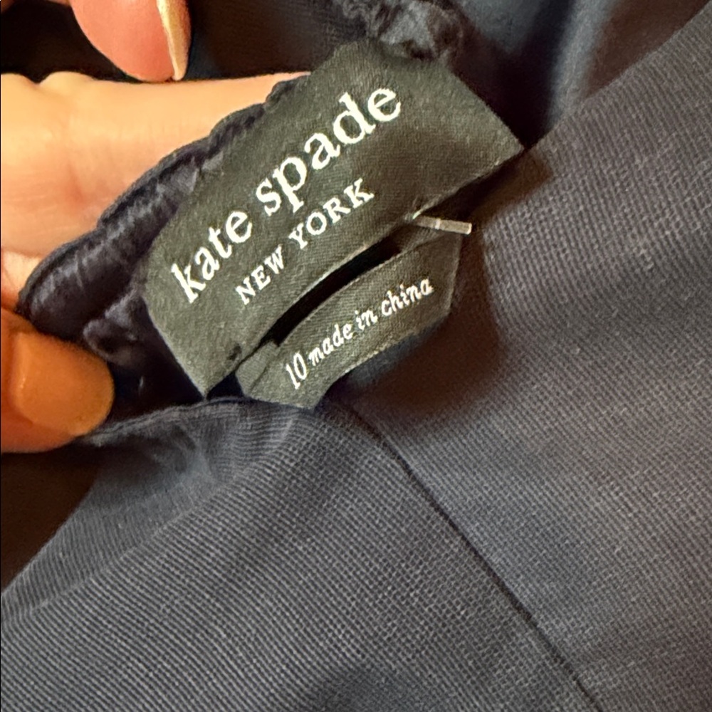 Kate Spade Midnight Navy Blue Pearl Embellished Dress - Picture 3 of 6